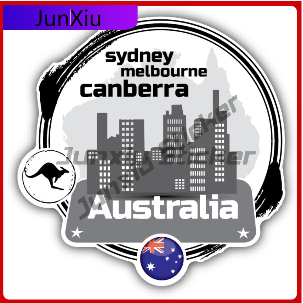 Car Accessories Australia - Adesivo per auto con bandiera australiana