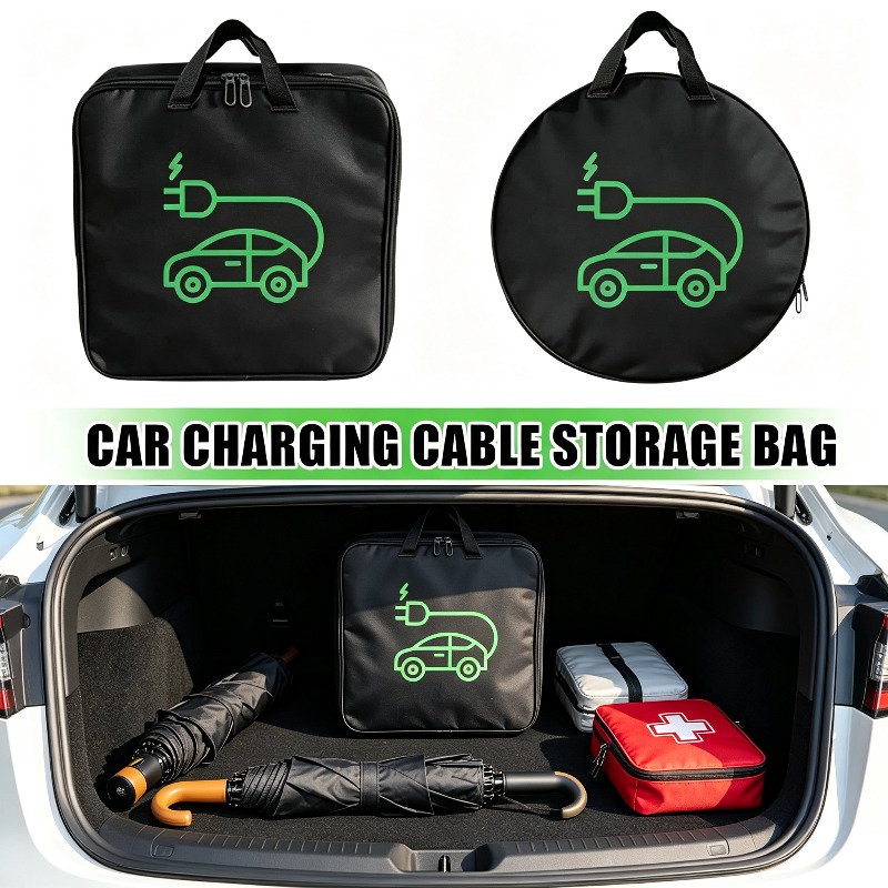 Car Cable Organizer - Borsa Impermeabile per Caricabatterie Auto Elettrica,