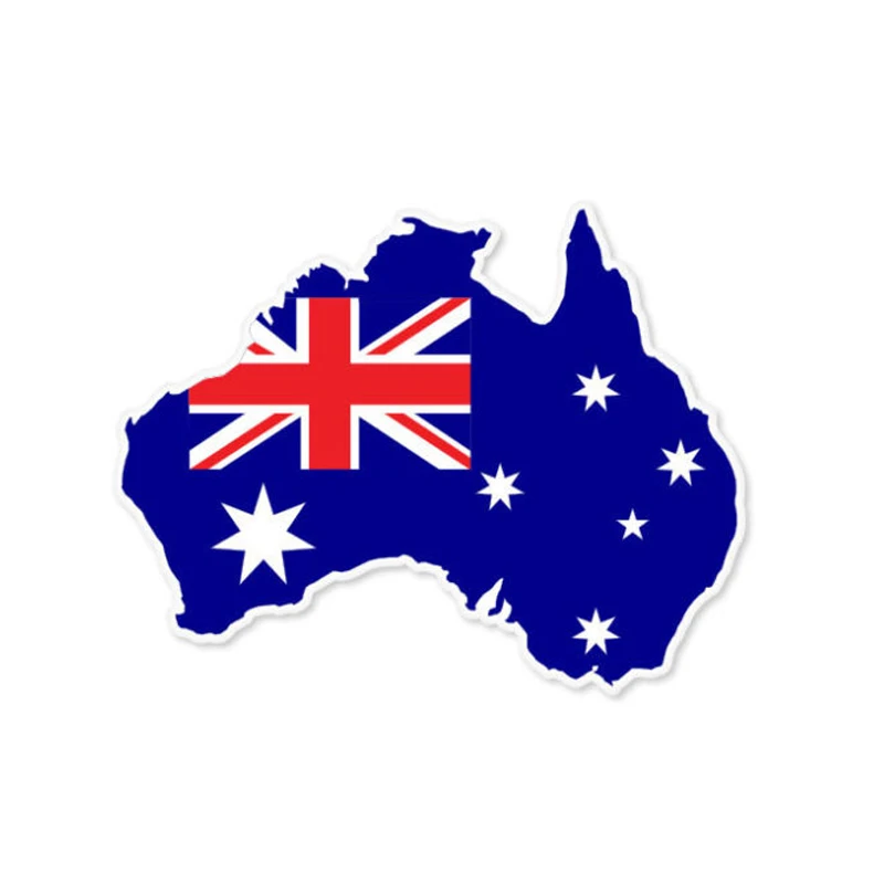 Car Accessories Australia - Nuovo Design bandiera della mappa australiana