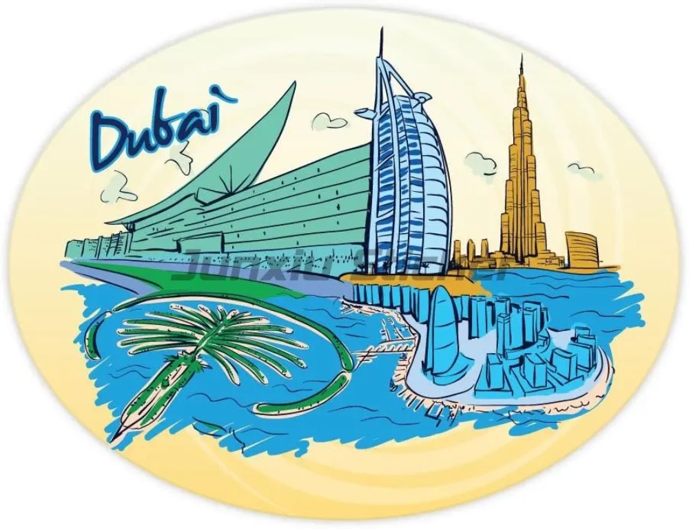 Car Accessories In Dubai - Adesivo Decorativo in PVC con Bandiera