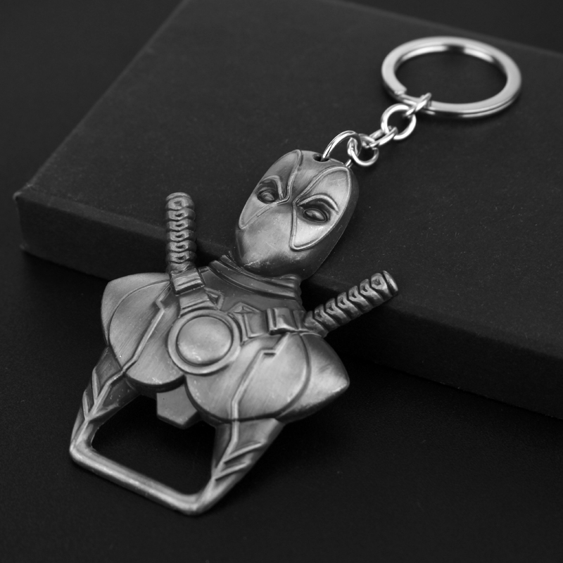 Car Accessories Hanging - Portachiavi Deadpool alla Moda, Apribottiglie Personalizzato,