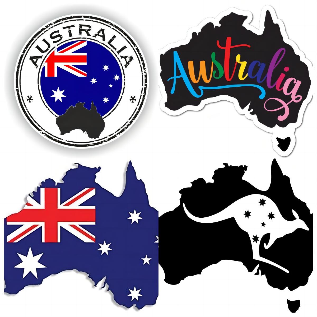 Car Accessories Australia - Adesivo e decalcomania bandiera australiana Accessori