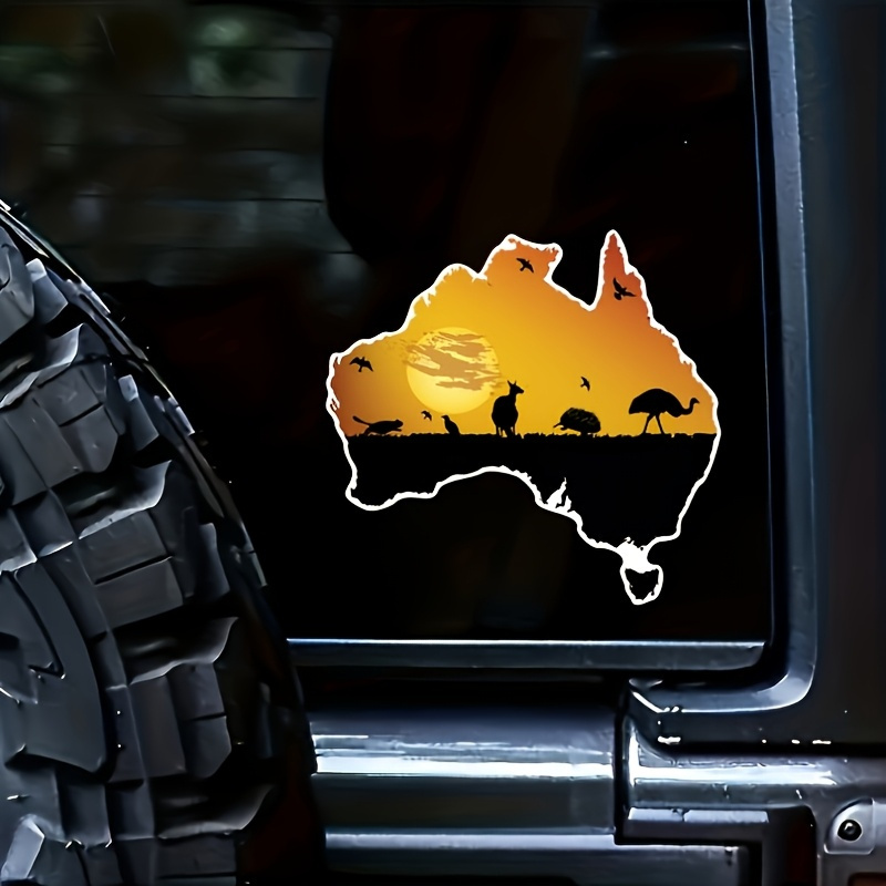 Car Accessories Australia - Adesivi in vinile con bandiera australiana