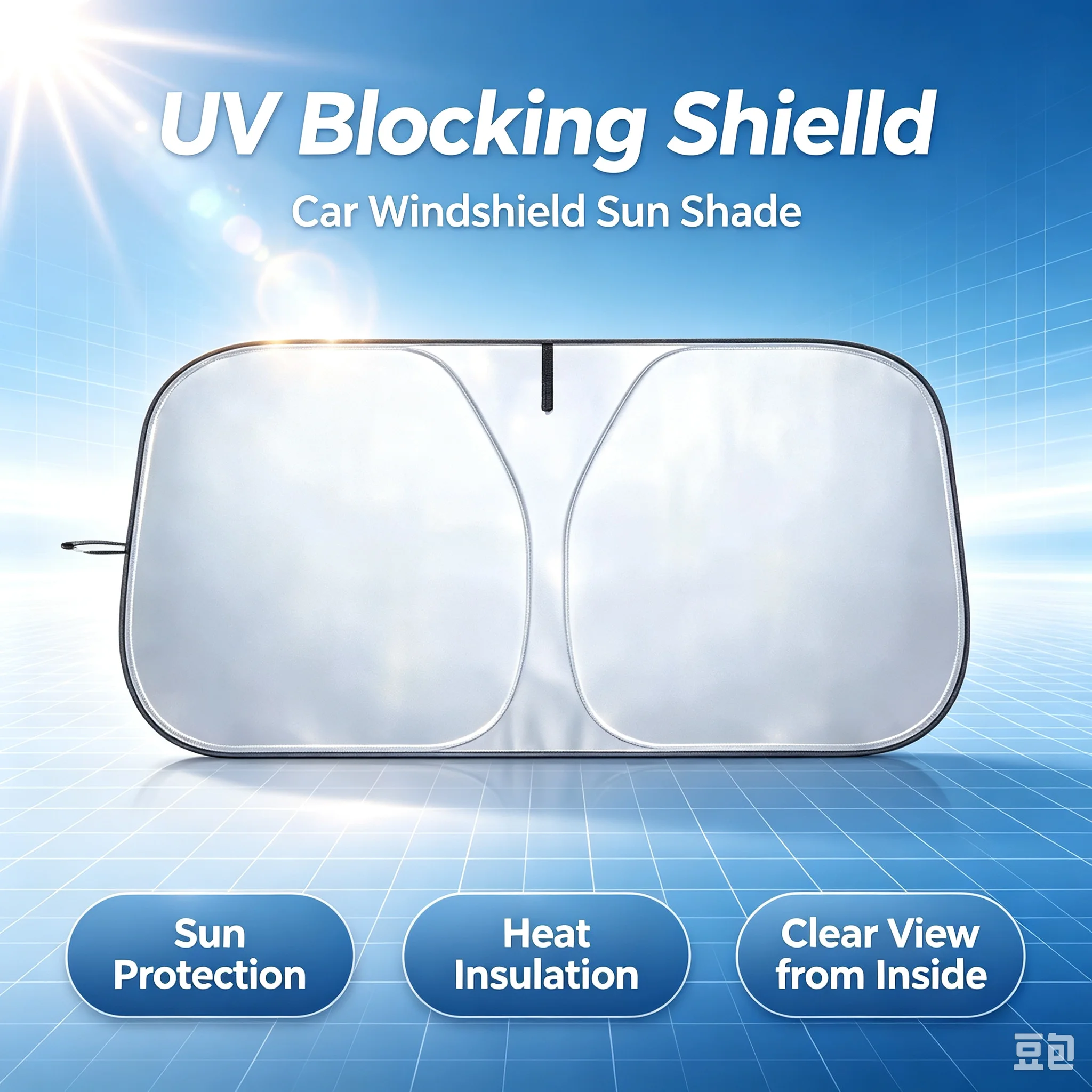 Automatic Car Sunshade - Parasole per parabrezza anteriore auto, protezione