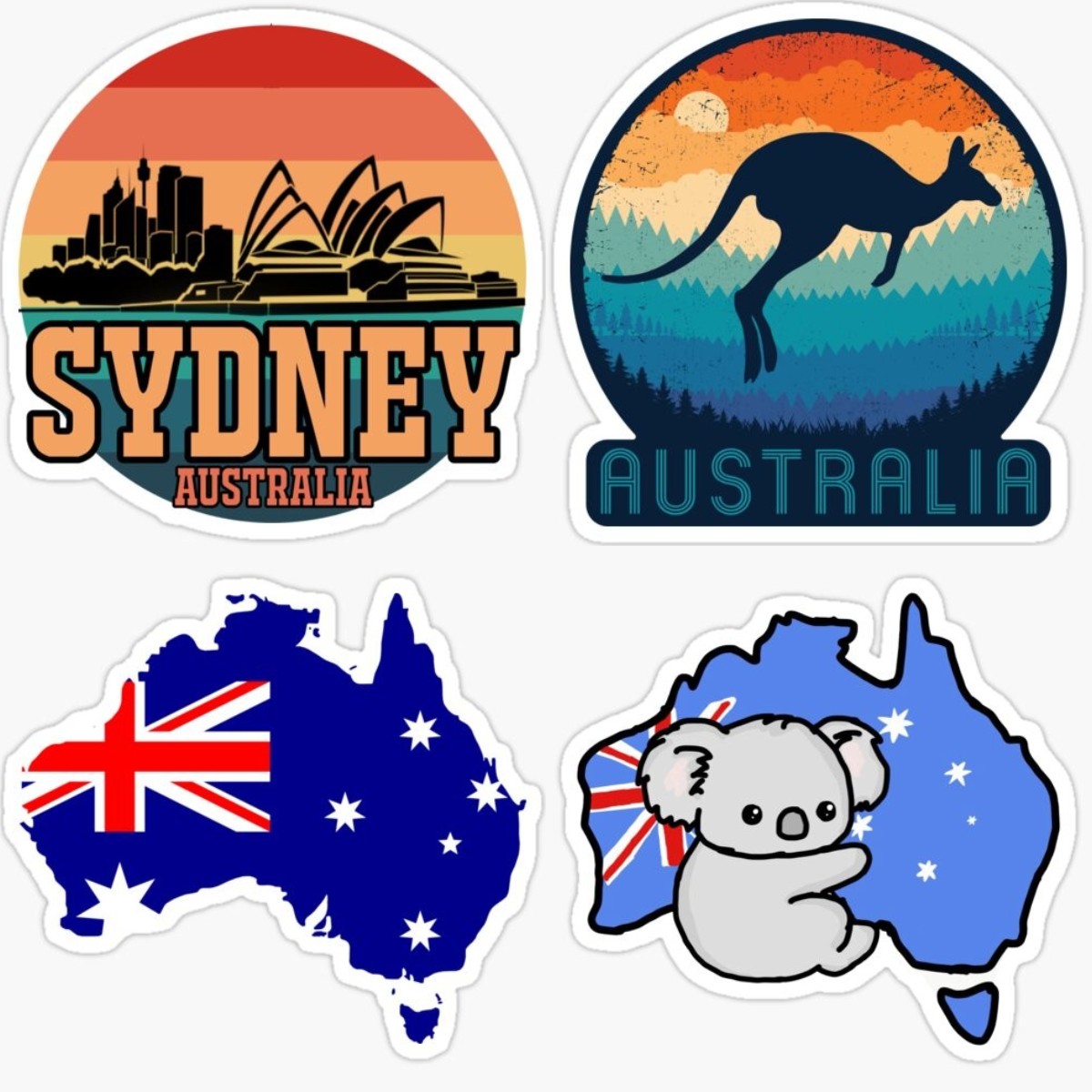 Australia Map BUMPER STICKER V - Car Accessories Australia recensione e prezzo