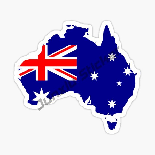 Australia Map BUMPER STICKER V - Car Accessories Australia recensione e prezzo