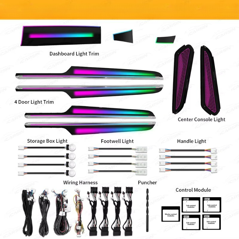 Kit Luci Atmosfera Dinamica RG - Car Accessories Light recensione e prezzo