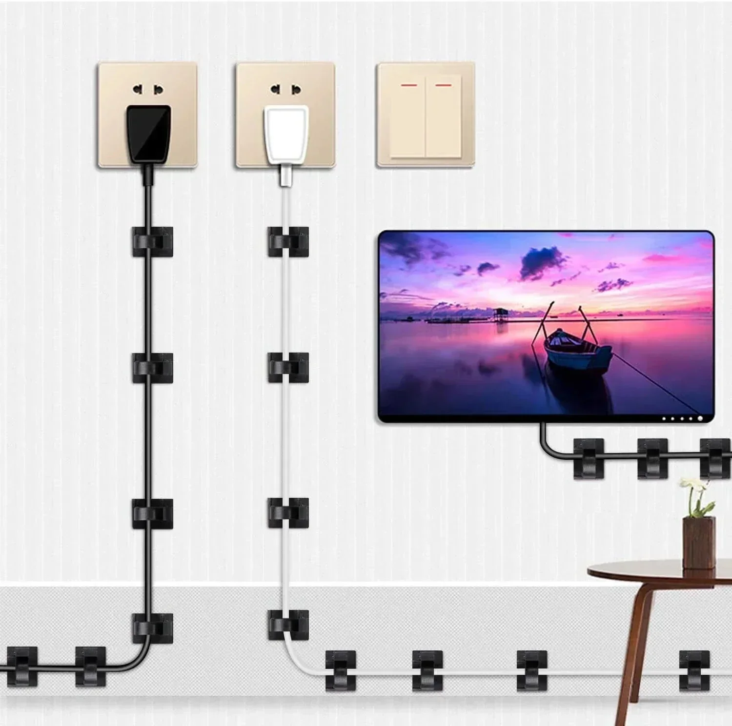 Organizzatore di cavi USB ades - Car Cable Organizer recensione e prezzo